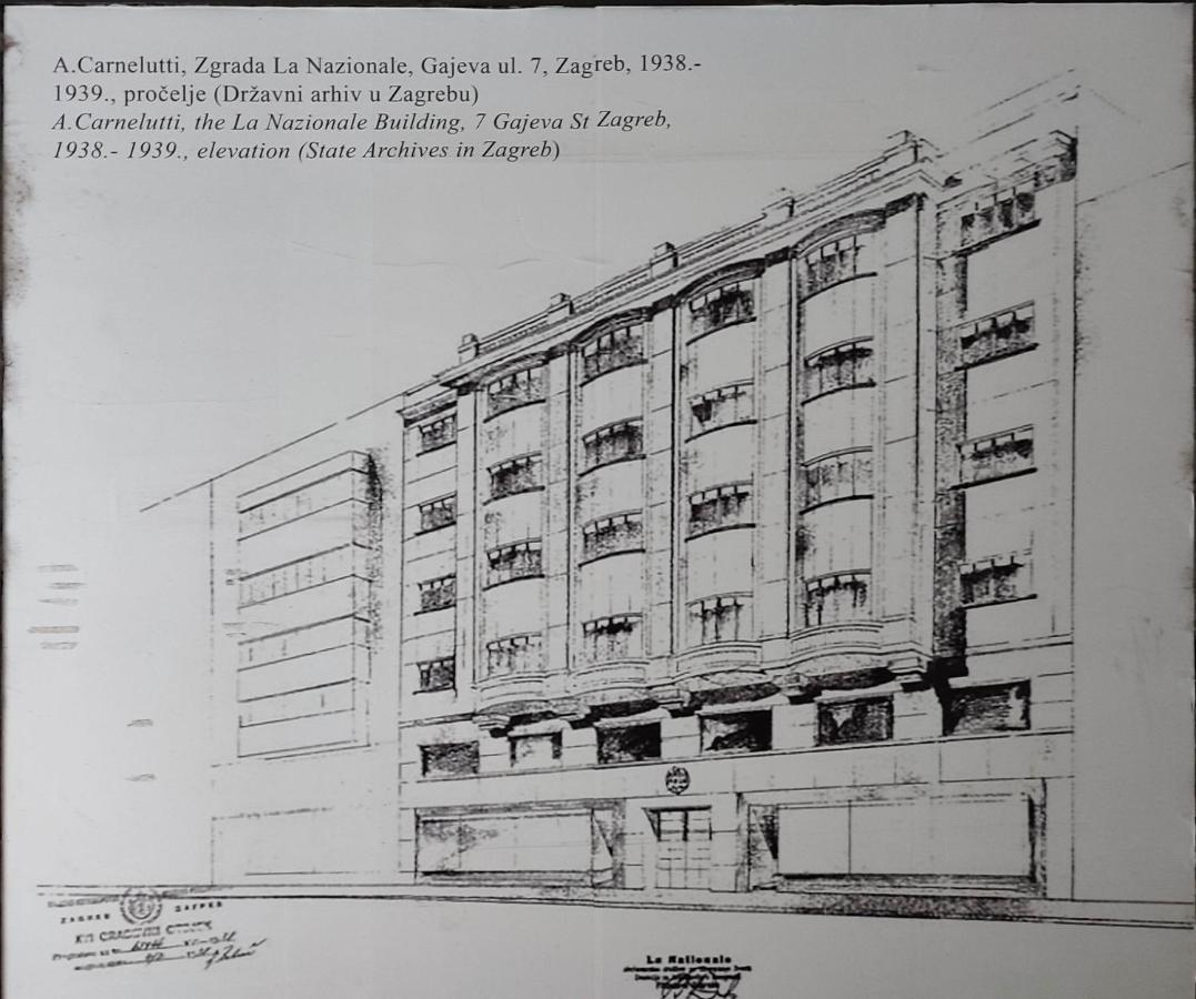 Studio Apartman Leon, Gajeva 7 Zagreb Buitenkant foto
